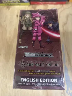 Weiss Schwarz Sword Art Online Alternative Gun Gale Reprint 20 Pack Booster Box - Image 1