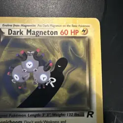 Pokemon Cards: Team Rocket Rare: Dark Magneton 28/82 TCG 1999 WOTC Vintage - Image 4