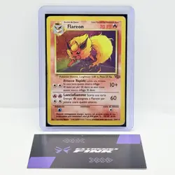 CARTA POKEMON CARD FLAREON HOLO 3/64 - ITA - JUNGLE UNLIMITED - PLAYED / POOR - Image 1