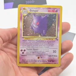 CARTA POKEMON CARD GENGAR HOLO 5/62 - ITA - SET FOSSIL - PLAYED / POOR - Image 2