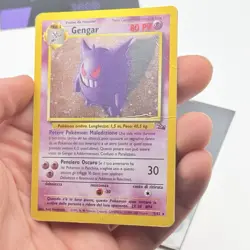CARTA POKEMON CARD GENGAR HOLO 5/62 - ITA - SET FOSSIL - PLAYED / POOR - Image 3