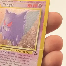 CARTA POKEMON CARD GENGAR HOLO 5/62 - ITA - SET FOSSIL - PLAYED / POOR - Image 4