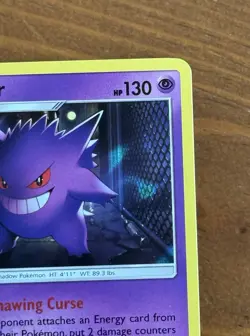 Gengar 38/111 Sun And Moon - Crimson Invasion Holo Pokemon Tcg Card LP - Image 4