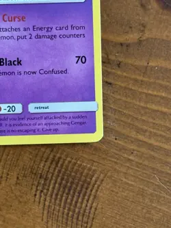 Gengar 38/111 Sun And Moon - Crimson Invasion Holo Pokemon Tcg Card LP - Image 5