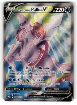 Origin Forme Palkia V SWSH253 SWSD SWSH: Sword & Shield Promo Cards Holo NM - Image 1