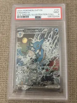 Kingdra ex 131 Sv: Scarlet & Violet Promo Cards Holo PSA 9 - Image 1
