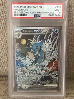 Kingdra ex 131 Sv: Scarlet & Violet Promo Cards Holo PSA 9 - Image 2