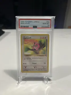 PSA 10 1999 Pokemon Jigglypuff 54/64 Jungle Non Holo WOTC Vintage Card | Low Pop - Image 1