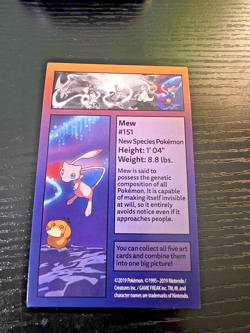 Pokemon Kanto Power Mini Tin - Mew & Psyduck - Coin, Tin, and Mew Info Card Only - Image 3
