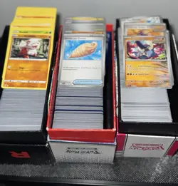 550 Card Bulk Lot Pokemon Cards Uncommon/Common 50 Holo/Reverse - Image 1
