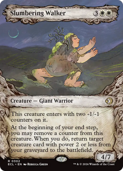Slumbering Walker (FOIL) x1 - MTG Lorwyn Eclipsed ECL #302 - Image 1