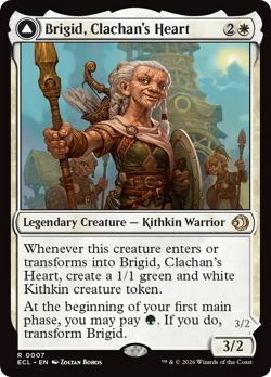 Brigid, Clachan's Heart // Brigid, Doun's Mind (FOIL) x1 - MTG ECL #7 - Image 1