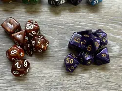 MAGIC THE GATHERING 100+ DIE DICE LOT PREOWNED D & D - Image 2