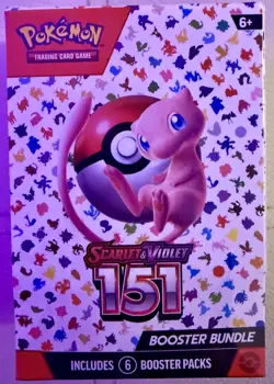 Pokemon TCG Scarlet and Violet 151 Booster Bundle Set - 6 Booster Packs 820650853210 - Image 1