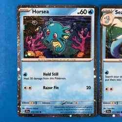 Horsea 010/064 Seadra 011/064 Cosmo Holo Lot Shrouded Fable Pokemon Promo NM - Image 2
