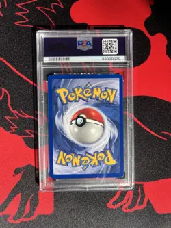 Pokemon TCG 1999 Abra Base Set #43 Shadowless 1st Edition PSA 7 - Image 2