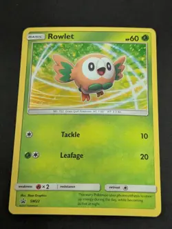 Rowlet #SM22 Holo SM Promos Pokemon LP - Image 1