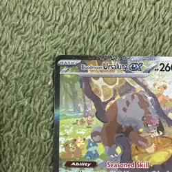Pokemon Bloodmoon Ursaluna ex Holo 216/167 SV06 Twilight Masquerade - Image 5