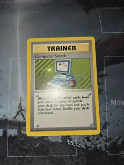 Computer Search #71 Rare Trainer 1999-2000 4th Print Pokemon MP - Image 1
