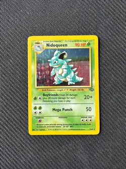 Pokemon TCG Nidoqueen Jungle 7/64 Holo Unlimited Holo Rare - Image 1