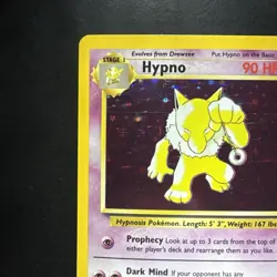 Pokemon Vintage Holo Rare Hypno 8/62 Fossil WotC 1999 - Image 2