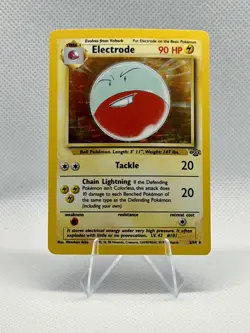 Pokemon TCG Electrode Jungle 2/64 Holo Unlimited Holo Rare LP/MP - Image 1