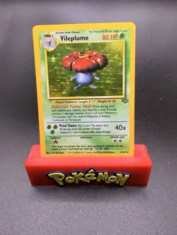 Pokemon TCG Vileplume 15/64 Jungle Holo Rare Unlimited MP - Image 1