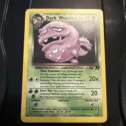Pokemon - Dark Weezing - Non Holo - 31/82 - Team Rocket - Image 1