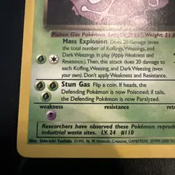 Pokemon - Dark Weezing - Non Holo - 31/82 - Team Rocket - Image 2