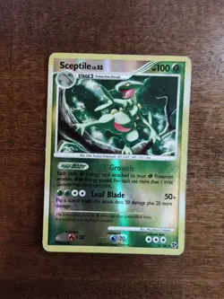 Pokemon Sceptile 8/106 Great Encounters Holo Rare LP Diamond & Pearl 2008 - Image 3