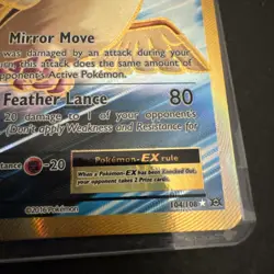 Pokemon TCG Evolutions XY 104/108 PSA 8 Pidgeot EX Full Art 2016 - Image 5