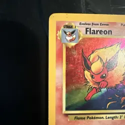 Pokemon TCG Flareon Jungle 3/64 Holo Unlimited Holo Rare - Image 5