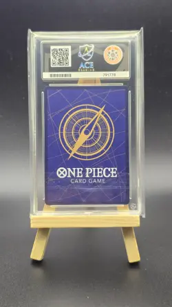 Sanji OP07-064 2ND One Piece ANNIVERSARY STAMPED GOLD FOIL PROMO ALT ART - ACE 9 - Image 2