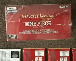 New Sealed One Piece Extra Booster Heroines Edition Box (EB-03) With Dash + more - Image 4