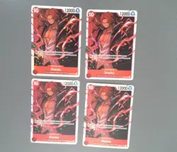 Shanks OP09-004 SR Playset ×4 One Piece TCG English - Image 1
