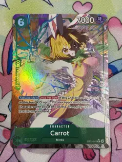 Carrot EB03-013 (R) Alt Art Heroines Edition English - One Piece TCG - Image 1