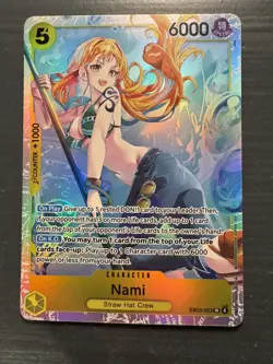 One Piece HEROINES EDITION EB03-053 Nami-053 SR Secret Super Rare Pristine 💎 - Image 1