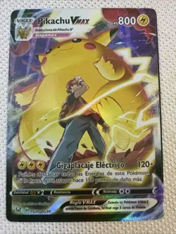 Pokemon Pikachu VMAX TG17/TG30 Spanish Fan Art Card - Image 1