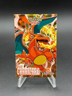 Charizard Gold Foil Pokemon Card Database Attacks Kanto - Cracked Ice - Image 1