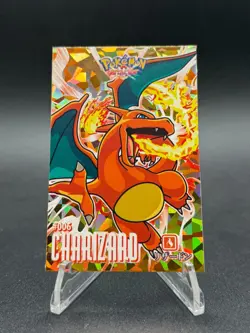Charizard Gold Foil Pokemon Card Database Attacks Kanto - Cracked Ice - Image 2