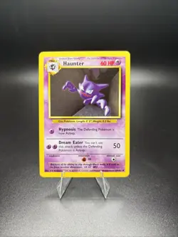 4th Print Base Set Haunter 29/102 Uncommon Pokemon Card NM Near Mint - Image 1