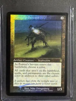 MTG FOIL Painter's Servant English Judge Promo Magic Card - Image 1