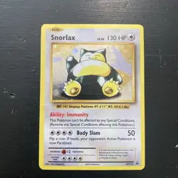 Pokemon TCG Snorlax XY179 Holo Promo Card 2016 - Image 1
