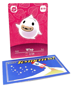 Animal Crossing Nintendo Amiibo - WISP #419 - Series 5 Authentic Card - Image 1