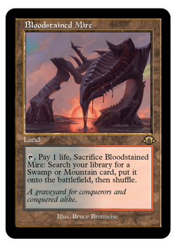 Foil Retro Bloodstained Mire HIGH QUALITY - Image 1