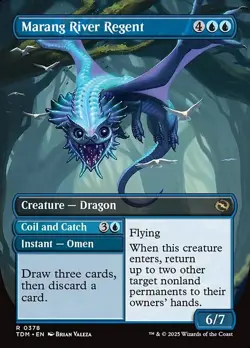 Marang River Regent/Coil and Catch - Reversible Borderless - Tarkir: Dragonstorm - Image 2