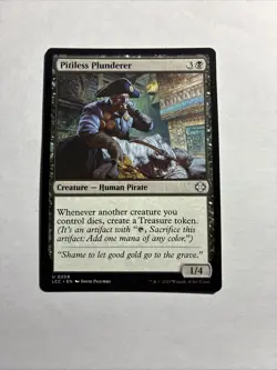 Pitiless Plunderer - Commander: The Lost Caverns of Ixalan MTG Plus Bonus Card!! - Image 1