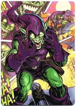 Green Goblin Art Card (Gold-Stamped) S Art Series: Marvel's Spider-Man 49 NM - Image 1