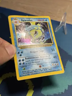 Gyarados 6/102 Holo Rare Pokemon 1999 Unlimited Vintage Original Base Set HP - Image 4