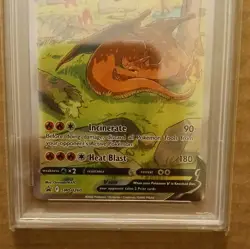 Pokemon Charizard V SWSH260 PSA 9 Full Art Promo Holo - Image 4